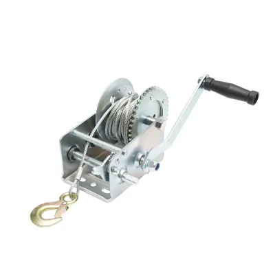 Troliu manual 900Kg cu cablu de otel fi 4.8mmx10m