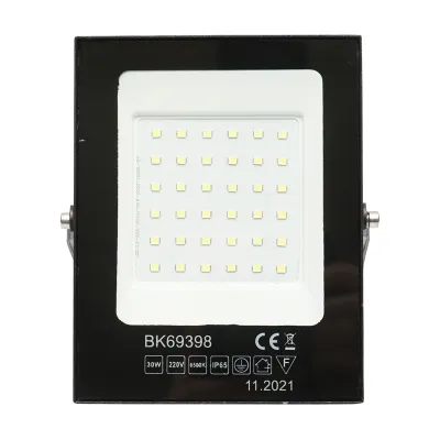 Proiector LED 30W, 220V, 6500K, IP65 negru 141x11x13mm Breckner Germany - imagine 2