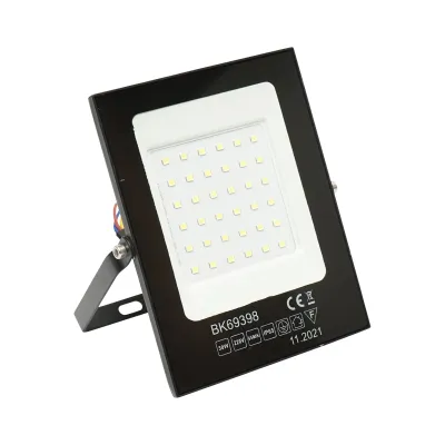 Proiector LED 30W, 220V, 6500K, IP65 negru 141x11x13mm Breckner Germany - imagine 5