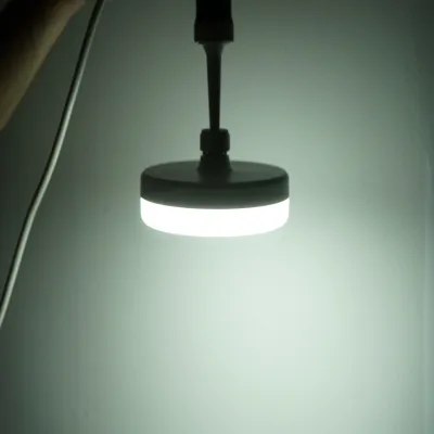 Lampa tip bec LED E27, 13W, 220V, IP20, corp iluminat pivotant 360 grade cu prindere in fasung interior/exterior Breckner Germany - imagine 6