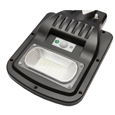 Lampa solara LED iluminat stradal 50W, 6500K, IP65 cu panou solar si prindere pe stalp Breckner Germany - imagine 9