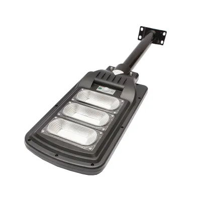 Lampa solara LED iluminat stradal 150W, 6500K, IP65 lumina rece cu panou solar si prindere pe stalp Breckner Germany - imagine 4