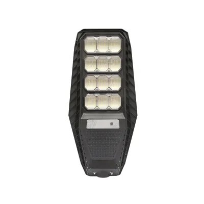 Lampa solara LED iluminat stradal 200W, 6500K, IP65 cu panou solar, senzor de miscare si prindere pe stalp Breckner Germany - imagine 4