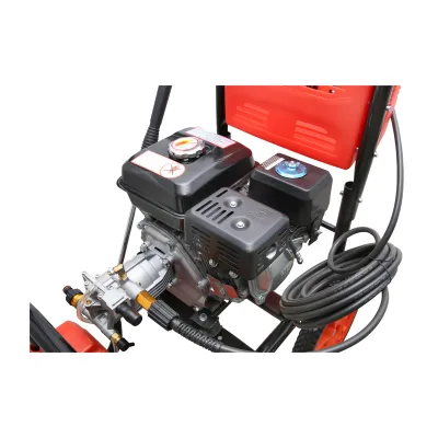 Aparat de spalat cu presiune pe benzina 7CP, 200 Bar, debit 500l/H cu furtun si pistol Breckner Germany - imagine 5