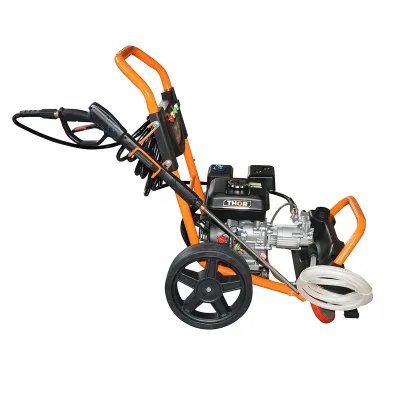 Aparat de spalat cu presiune pe benzina 7CP, 220 bar, debit 510 L/h cu furtun si pistol THOR - imagine 3