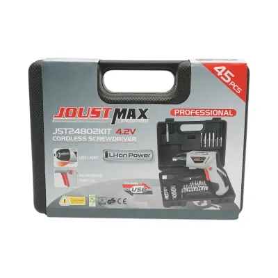 Masina de insurubat electrica cu acumulator 4.2V/500 mAh 45 piese Joustmax - imagine 2