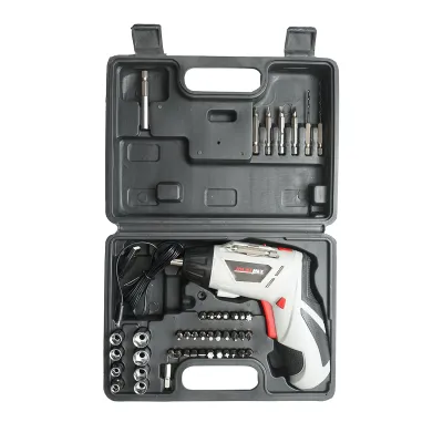 Masina de gaurit si insurubat electrica cu acumulator 4.2V 1300 mAh cu 45 accesorii Joustmax - imagine 4