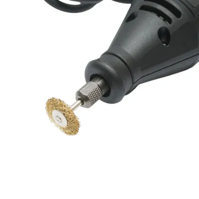 Mini polizor electric drept 130W, 220V, 5 trepte viteza 8000-30000rpm, mandrina 3.2mm 43 piese - imagine 11