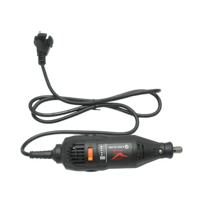 Mini polizor electric drept 130W, 220V, 5 trepte viteza 8000-30000rpm, mandrina 3.2mm 43 piese - imagine 4
