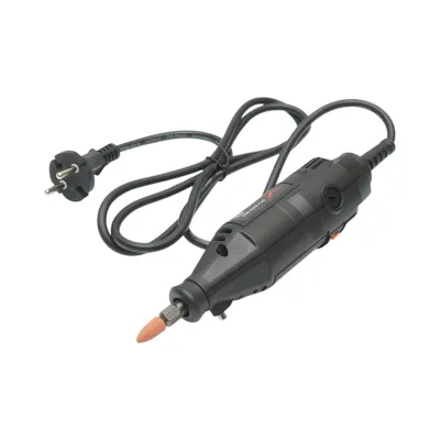 Mini polizor electric drept 130W, 220V, 5 trepte viteza 8000-30000rpm, mandrina 3.2mm 43 piese - imagine 6