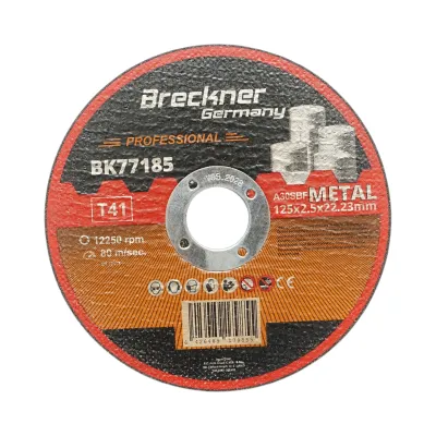 Disc taiere metal T41 125x2.5x22.23mm pentru flex Breckner Germany