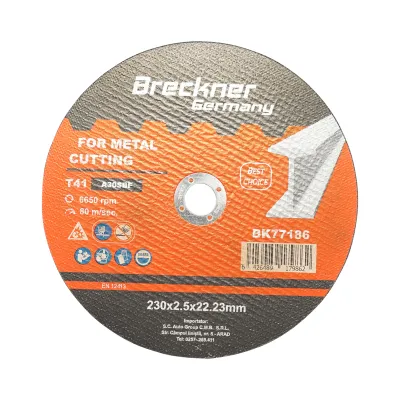 Disc taiere metal T41 230x2.5x22.23mm pentru flex Breckner Germany