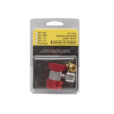 Cupla rapida pentru presiune inalta instalatie freon aer conditionat R-134A Breckner Germany - imagine 2