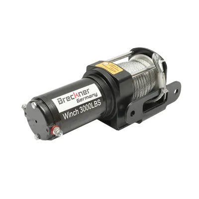 Troliu electric cu telecomanda 12V, 1,6T (3000lbs) cablu otel 5x11m, solenoid 100A Breckner Germany - imagine 4