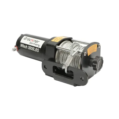 Troliu electric cu telecomanda 12V, 1,6T (3000lbs) cablu otel 5x11m, solenoid 100A Breckner Germany - imagine 2