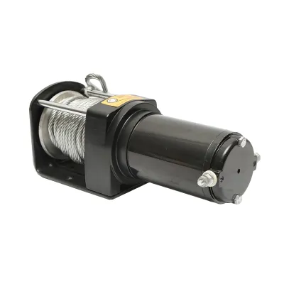 Troliu electric cu telecomanda 12V, 1,6T (3000lbs) cablu otel 5x11m, solenoid 100A Breckner Germany - imagine 3