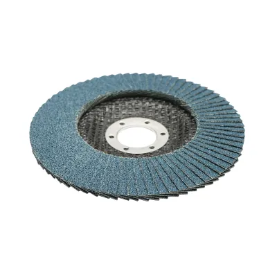 Disc lamelar abraziv cu zirconiu pentru taiat si polizat metal, inox P80, 125mm Breckner Germany - imagine 2