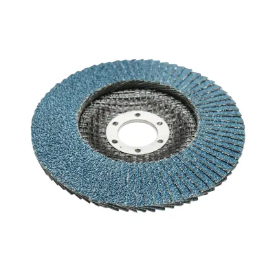 Disc lamelar abraziv cu zirconiu pentru taiat si polizat metal, inox R40, 125mm Breckner Germany - imagine 2