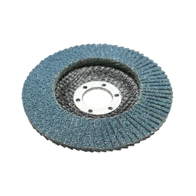 Disc lamelar abraziv cu zirconiu pentru taiat si polizat metal, inox P40, 115mm Breckner Germany - imagine 2