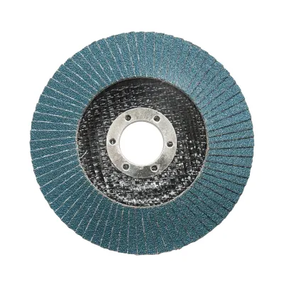 Disc lamelar abraziv cu zirconiu pentru polizat metal, inox P100, 115mm Breckner Germany - imagine 2