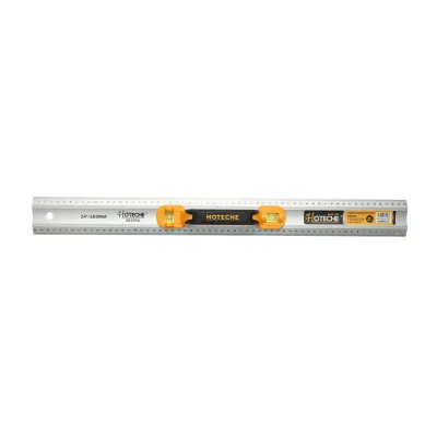 Rigla aluminiu, boloboc 600mm cu maner si 2 nivele vertical si orizontal Hoteche - imagine 2