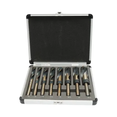 Trusa 8 burghie mari HSS pentru metal Breckner Germany