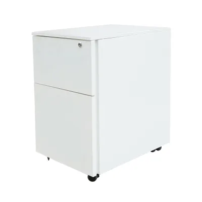 Clasificator, fiset metalic 2 sertare cu role 560x340x480mm, RAL7035 Breckner Germany - imagine 3