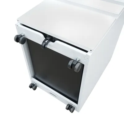 Clasificator, fiset metalic 3 sertare cu role 600X390X520mm, RAL7035 Breckner Germany - imagine 8