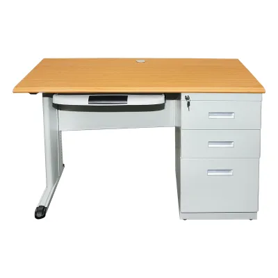 Birou metalic cu 3 sertare si blat din pal 1200 x 600 x 750H  mm Breckner Germany