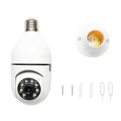 Camera de supraveghere WS-Q501 Smart-Bulb PTZ, WIFI tip bec E27 cu senzor de miscare si aplicatie Tuya WS-W501 Breckner Germany