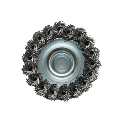 Perie sarma cu toroane tip cupa cu fir rasucit 65mm, M14 Breckner Germany - imagine 3