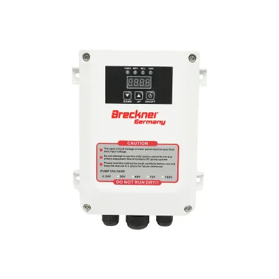 Pompa apa submersibila 300W, 24V debit 3.5m3/h, D75mm cu controller pentru panou solar fotovoltaic Breckner Germany - imagine 7