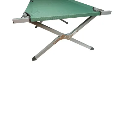 Pat pliabil de campanie, camping verde olive 190x66x42cm Breckner Germany - imagine 9