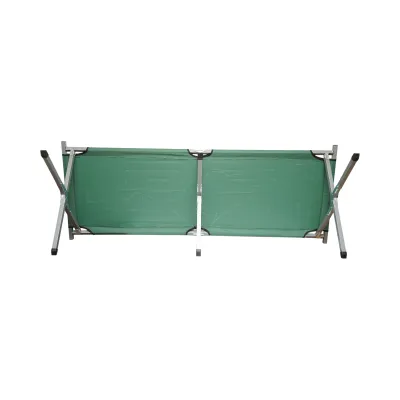 Pat pliabil de campanie, camping verde olive 190x66x42cm Breckner Germany - imagine 8