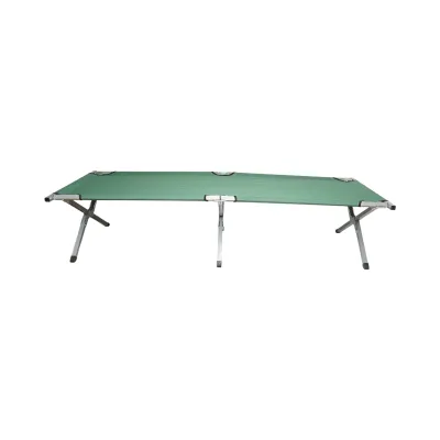 Pat pliabil de campanie, camping verde olive 190x66x42cm Breckner Germany - imagine 2