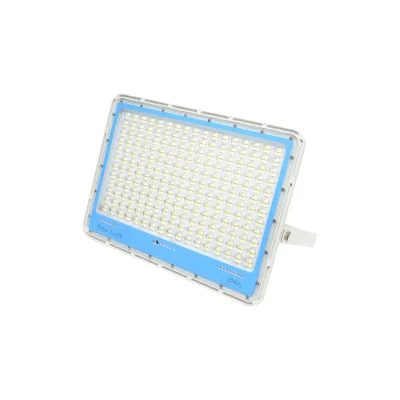 Proiector LED 400W, 6500K cu panou solar 28W telecomanda si baterie 40Ah Breckner Germany - imagine 5