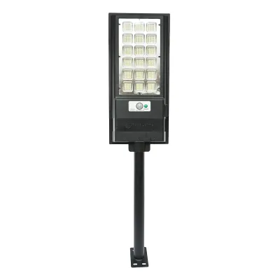 Lampa solara LED iluminat stradal 150W, 6500K, IP65 cu panou solar 15W, baterie LiFePO4 18Ah, senzor de miscare si prindere pe stalp Breckner Germany - imagine 4