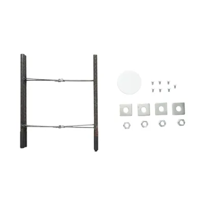 Stalp iluminat 3m din otel cu brat orizontal si flansa montare beton Breckner Germany - imagine 6