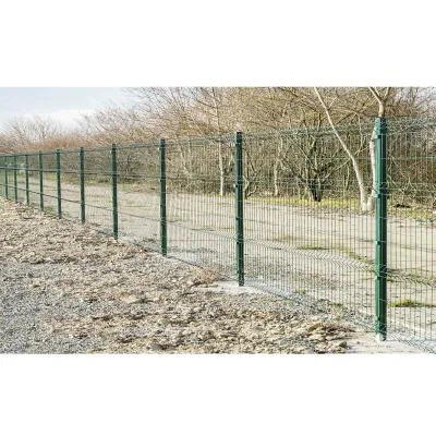 Panou zincat bordurat pentru gard 2500x1830mm verde RAL6005 - imagine 2