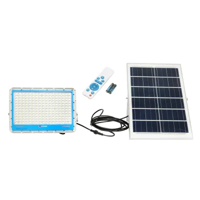 Lampa LED 400W cu panou solar monocristalin 28W cu telecomanda Breckner Germany