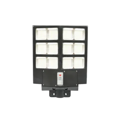 Lampa solara LED 200W iluminat stradal 6500K cu panou solar, telecomanda, senzor miscare Breckner Germany - imagine 6