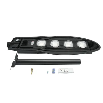 Lampa solara LED 200W pentru iluminat stradal cu panou solar si senzor de miscare Breckner Germany - imagine 7
