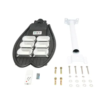 Lampa solara LED 300W cu panou solar 15W, baterie LiFePO4 3.2V/18Ah, 6000-8000K, senzor de miscare, telecomanda IP65 Breckner Germany - imagine 3