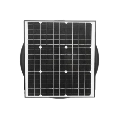 Ventilator evacuare acoperis axial industrial 300mm, 2100m3/h, motor brushless cu panou solar 35W Breckner Germany - imagine 6