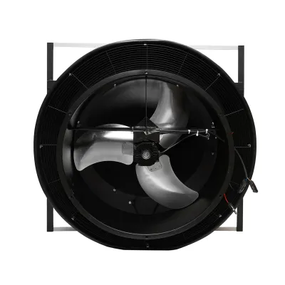 Ventilator evacuare acoperis axial industrial 600mm, 12000m3/h, motor brushless cu panou solar 180W Breckner Germany - imagine 2