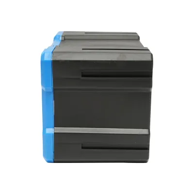Cutie depozitare albastra din plastic modulara, 12 sertare 158x266x170mm Breckner Germany - imagine 2