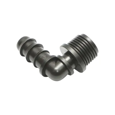 Cot conector stut tub picurare 16mm, filet exterior 1/2 inch pentru sisteme de irigatii - imagine 2