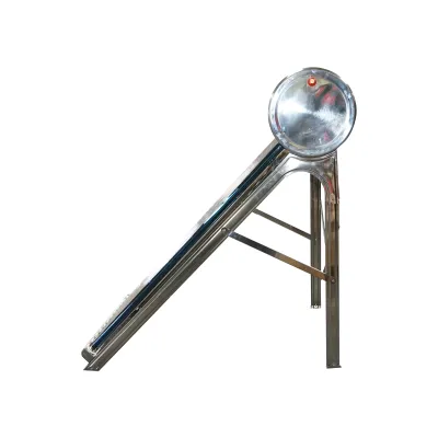 Panou solar nepresurizat inox cu 12 tuburi pentru apa calda, boiler 120L Breckner Germany - imagine 3