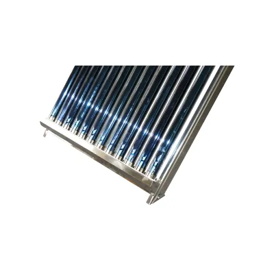 Panou solar nepresurizat inox cu 12 tuburi pentru apa calda, boiler 120L Breckner Germany - imagine 6