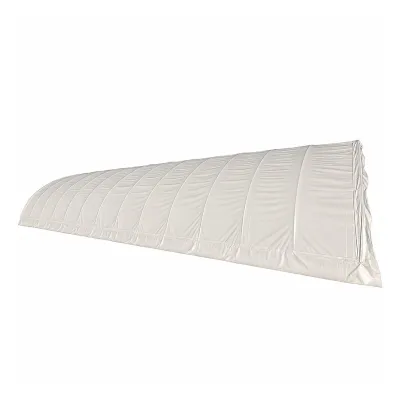 Hala depozitare industriala din PVC alb 750g/m2, latime 9.15m, lungime 26m, inaltime 4.5m cu structura de rezistenta metalica - imagine 2